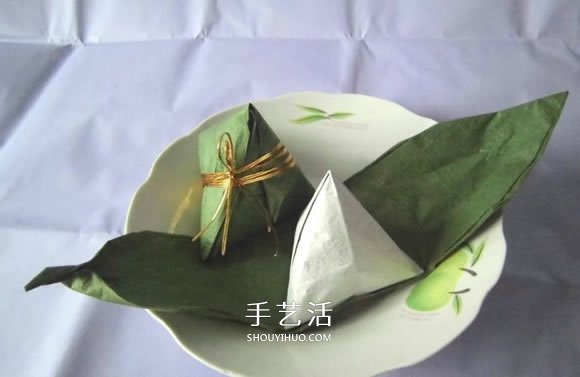 端午節(jié)手工制作 折紙粽子的折法詳細(xì)步驟圖 -  itrip.net.cn