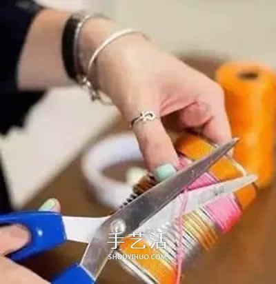 自制小盆栽的方法圖解 簡單鐵罐子廢物利用 -  itrip.net.cn