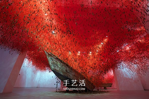 Chiharu Shiota塩田千春的大型針線裝置藝術(shù) -  itrip.net.cn