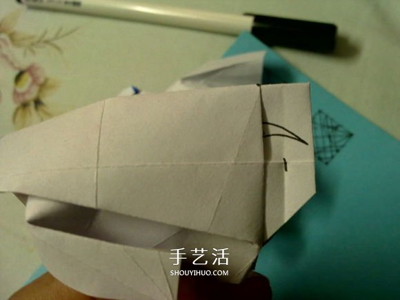 萌神折紙教程 可愛立體大白的折法圖解步驟 -  itrip.net.cn