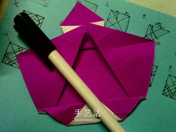 萌神折紙教程 可愛立體大白的折法圖解步驟 -  itrip.net.cn