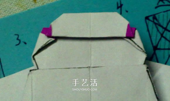 萌神折紙教程 可愛立體大白的折法圖解步驟 -  itrip.net.cn