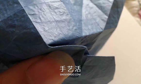 折紙玫瑰花教程 漂亮貝利爾玫瑰的折法步驟 -  itrip.net.cn