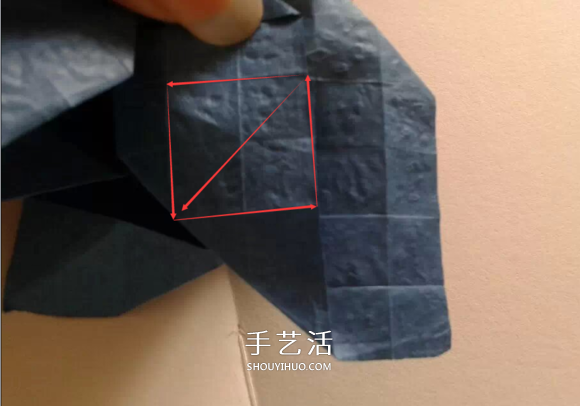 折紙玫瑰花教程 漂亮貝利爾玫瑰的折法步驟 -  itrip.net.cn