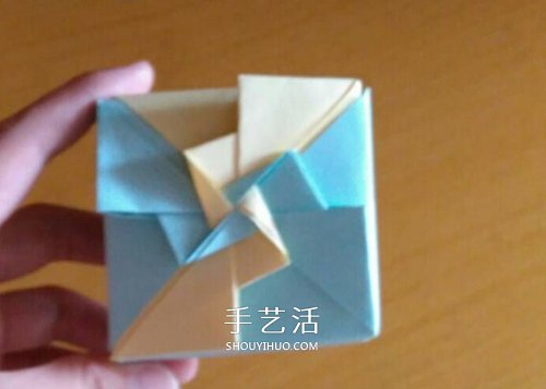 風(fēng)車盒子怎么折圖解教程 方形風(fēng)車禮盒的折法 -  itrip.net.cn
