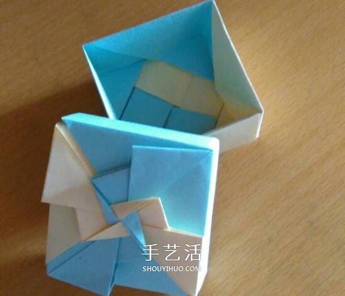 風(fēng)車盒子怎么折圖解教程 方形風(fēng)車禮盒的折法 -  itrip.net.cn