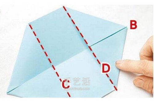 兩張紙折收納盒的方法 折紙方形雙色收納紙盒 -  itrip.net.cn