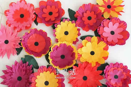 節(jié)日花環(huán)DIY 簡單蛋糕紙做花環(huán)的方法圖解 -  itrip.net.cn