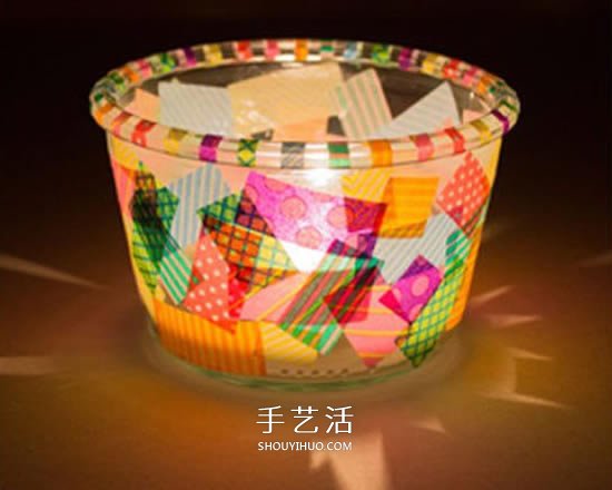 簡(jiǎn)單又漂亮的燈籠DIY 幼兒手工制作膠帶紙燈籠 -  itrip.net.cn