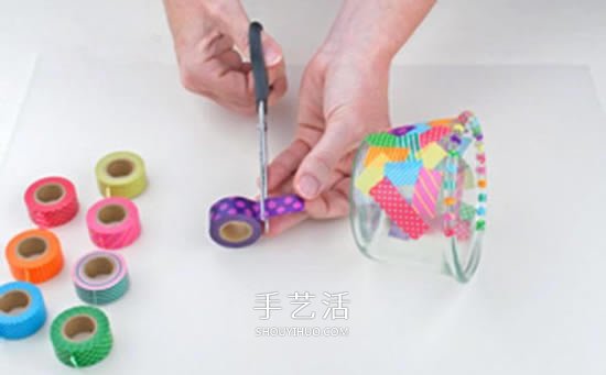 簡(jiǎn)單又漂亮的燈籠DIY 幼兒手工制作膠帶紙燈籠 -  itrip.net.cn