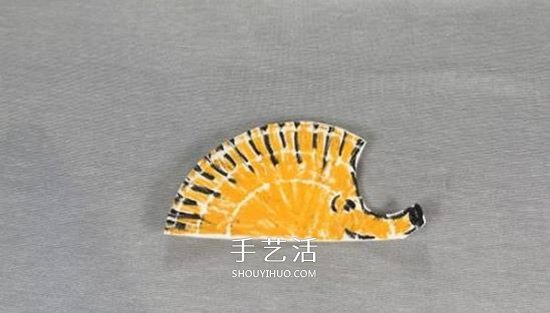 幼兒園簡單小手工 用紙餐盤做可愛小刺猬方法 -  itrip.net.cn