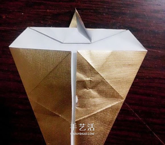 煙盒紙廢物利用 手工折紙立體貓頭鷹圖解步驟 -  itrip.net.cn