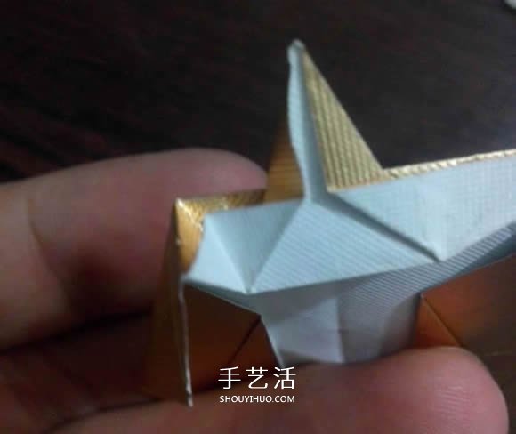 煙盒紙廢物利用 手工折紙立體貓頭鷹圖解步驟 -  itrip.net.cn