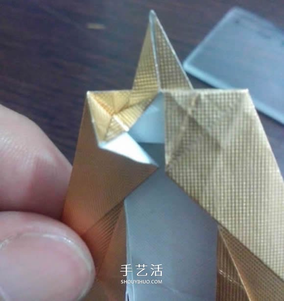 煙盒紙廢物利用 手工折紙立體貓頭鷹圖解步驟 -  itrip.net.cn