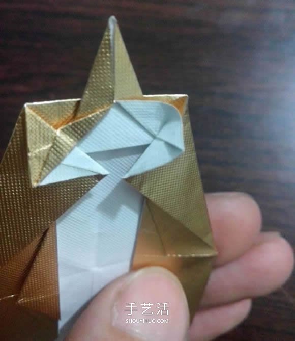 煙盒紙廢物利用 手工折紙立體貓頭鷹圖解步驟 -  itrip.net.cn