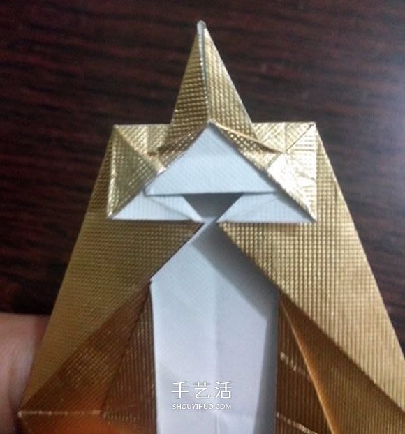 煙盒紙廢物利用 手工折紙立體貓頭鷹圖解步驟 -  itrip.net.cn
