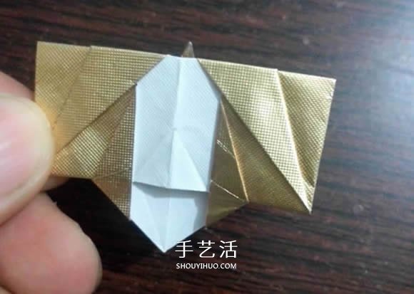 煙盒紙廢物利用 手工折紙立體貓頭鷹圖解步驟 -  itrip.net.cn