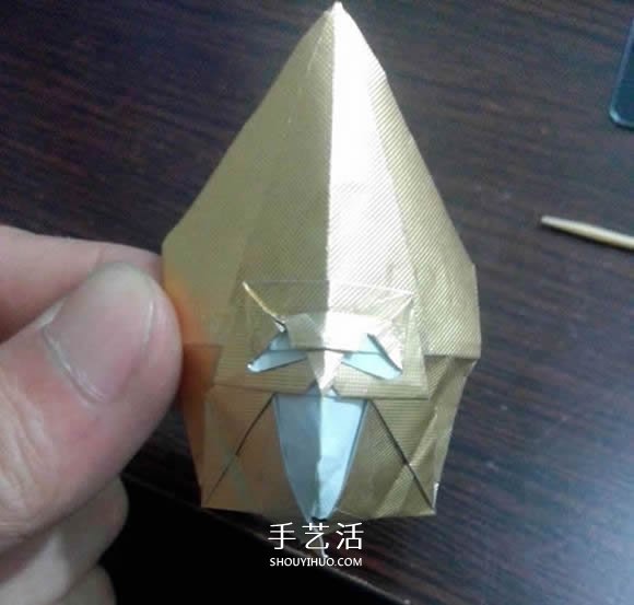 煙盒紙廢物利用 手工折紙立體貓頭鷹圖解步驟 -  itrip.net.cn