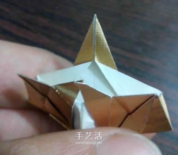 煙盒紙廢物利用 手工折紙立體貓頭鷹圖解步驟 -  itrip.net.cn