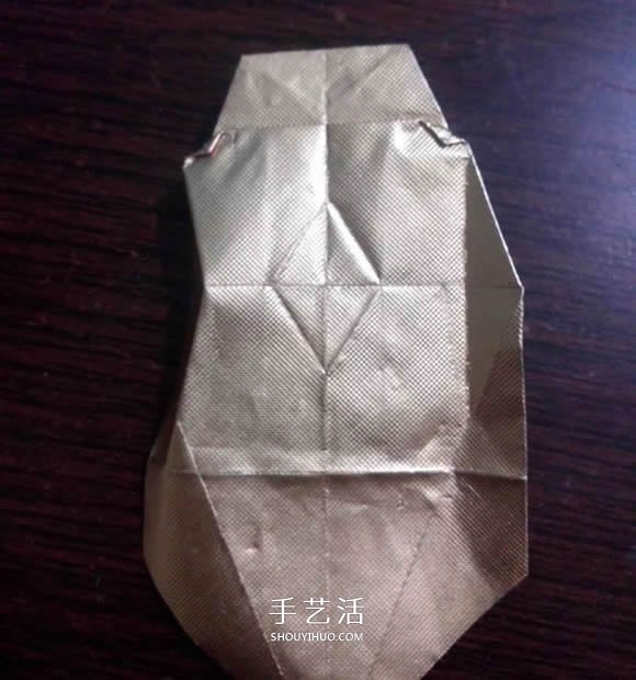 煙盒紙廢物利用 手工折紙立體貓頭鷹圖解步驟 -  itrip.net.cn