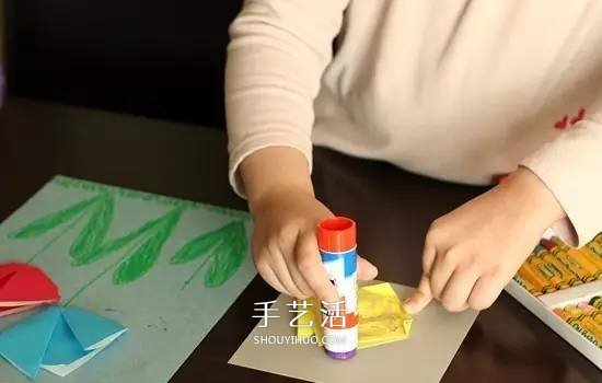 簡單折紙康乃馨 手工做一張漂亮的母親節(jié)賀卡 -  itrip.net.cn