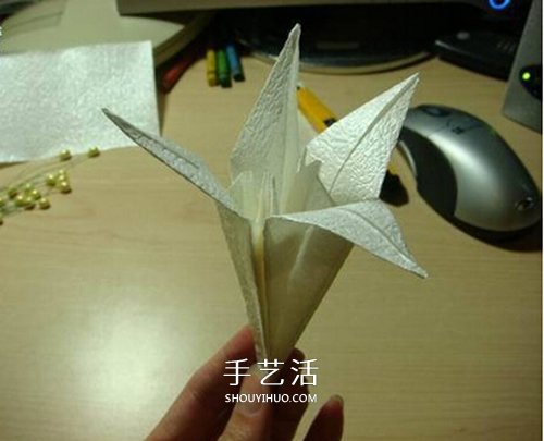 寓意百年好合！ 美麗紙百合花的折疊方法圖解 -  itrip.net.cn
