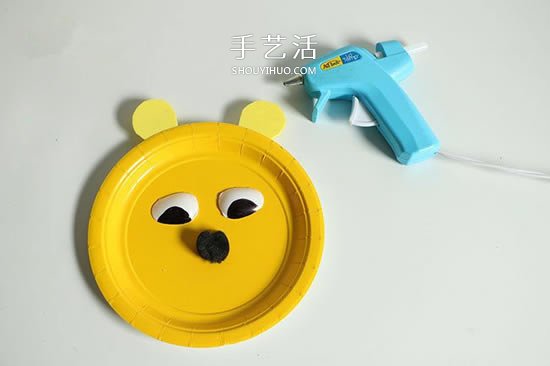 幼兒紙餐盤廢物利用 做一只可愛的大獅子做法 -  itrip.net.cn