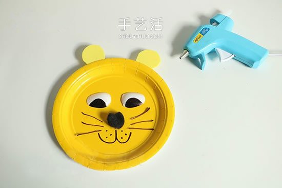 幼兒紙餐盤廢物利用 做一只可愛的大獅子做法 -  itrip.net.cn