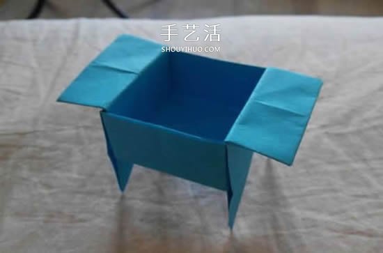 兒童簡(jiǎn)單折紙盒教程 鼎形紙盒的折法圖解 -  itrip.net.cn