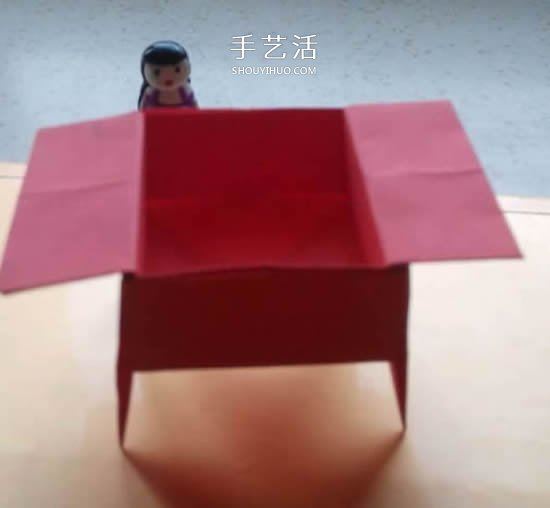 兒童簡(jiǎn)單折紙盒教程 鼎形紙盒的折法圖解 -  itrip.net.cn