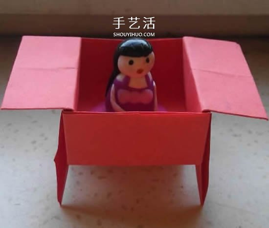 兒童簡(jiǎn)單折紙盒教程 鼎形紙盒的折法圖解 -  itrip.net.cn