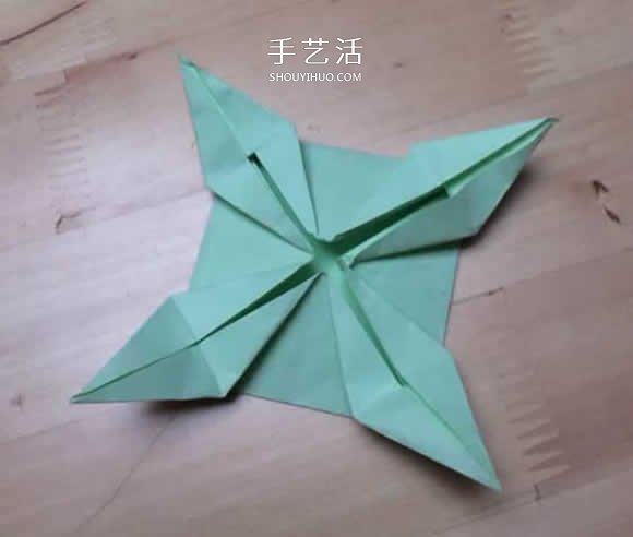 旋轉(zhuǎn)紙陀螺怎么折圖解 簡(jiǎn)單花型陀螺折紙教程 -  itrip.net.cn
