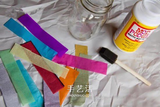 簡(jiǎn)單又漂亮的玻璃瓶燈籠手工制作圖解教程 -  itrip.net.cn