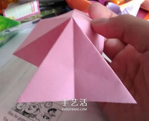 牽牛花的折紙步驟圖解 怎么折喇叭花的教程 -  itrip.net.cn