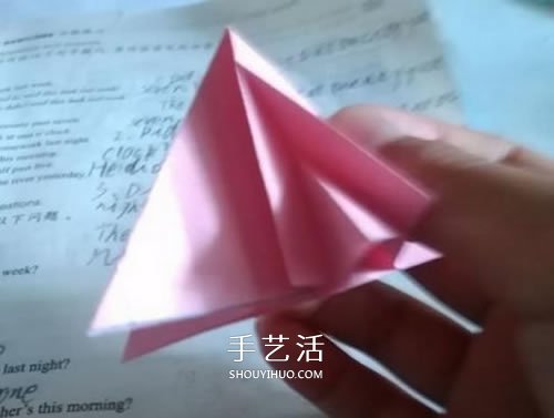 牽牛花的折紙步驟圖解 怎么折喇叭花的教程 -  itrip.net.cn