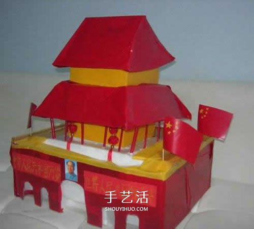 簡(jiǎn)單的幼兒園國(guó)慶節(jié)手工作品圖片 -  itrip.net.cn