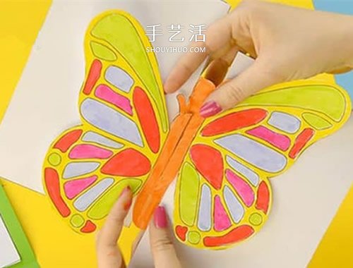 蝴蝶賀卡的制作方法 立體蝴蝶賀卡怎么做圖解 -  itrip.net.cn