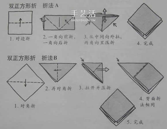新手折紙入門：折紙符號(hào)及基本折法圖解大全 -  itrip.net.cn