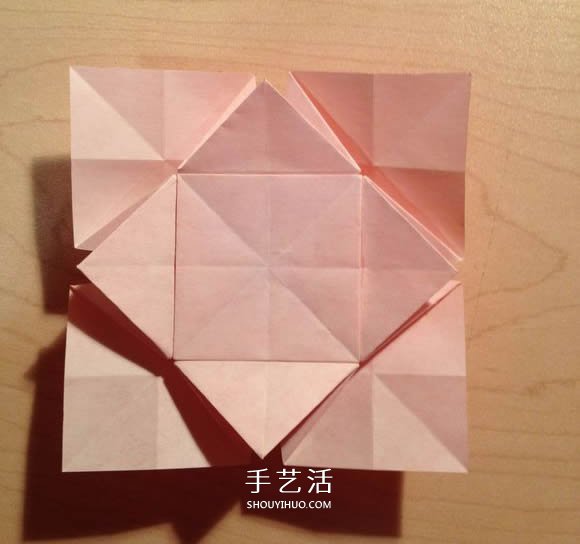 立體組合刺球的折法 帶刺花球的折紙圖解 -  itrip.net.cn