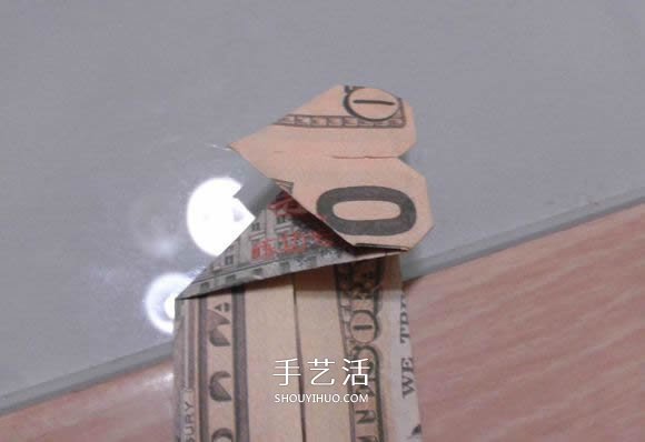 惡魔心的折法圖解教程 像眼鏡蛇的惡魔心折紙 -  itrip.net.cn