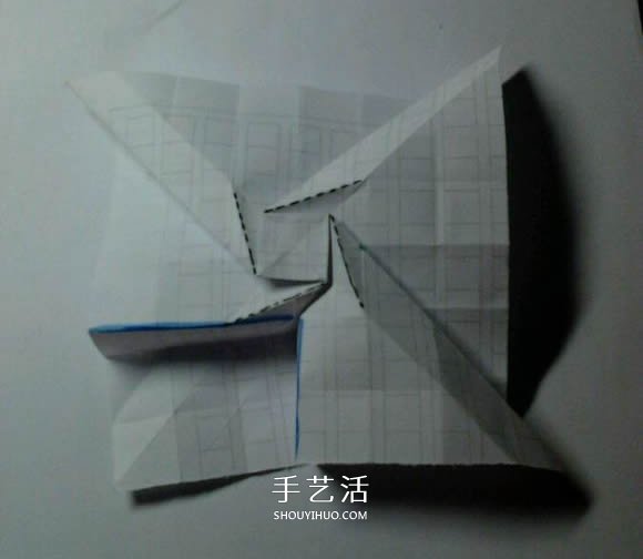 福山玫瑰改造而來 漂亮四角玫瑰花的折法圖解 -  itrip.net.cn