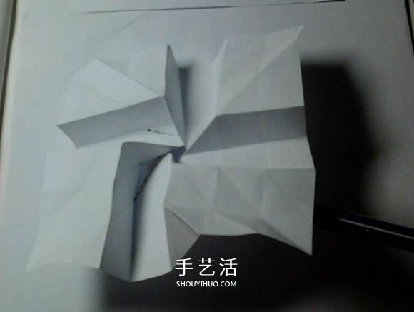 福山玫瑰改造而來 漂亮四角玫瑰花的折法圖解 -  itrip.net.cn