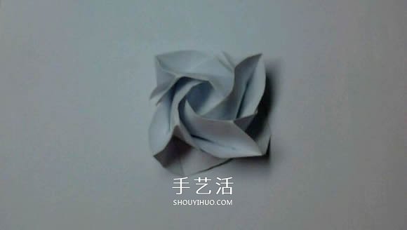 福山玫瑰改造而來 漂亮四角玫瑰花的折法圖解 -  itrip.net.cn