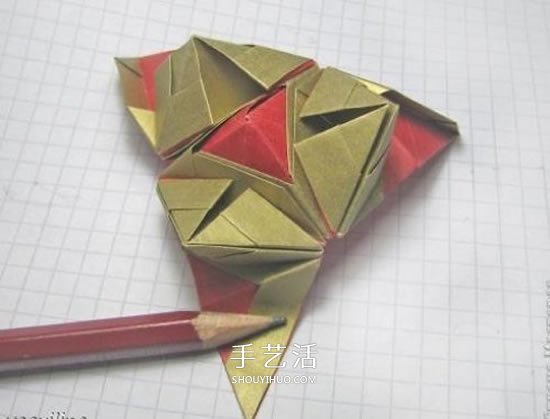 冬天的美麗折紙手工 立體雪花花球的折法圖解 -  itrip.net.cn