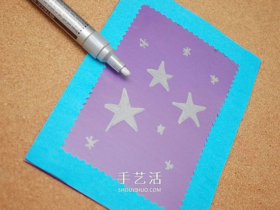 自制教師節(jié)賀卡：好看星星賀卡的做法圖解 -  itrip.net.cn