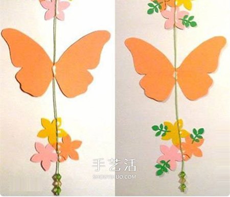 迎新年掛飾DIY 卡紙剪紙蝴蝶掛飾的方法圖解 -  itrip.net.cn
