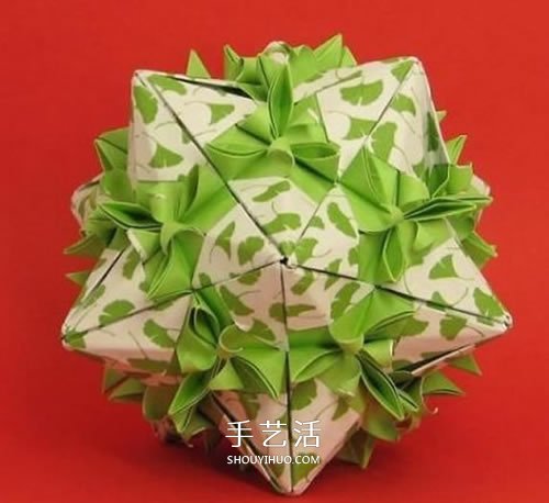 春意盎然的花球！手工折紙立體紙花球的教程 -  itrip.net.cn