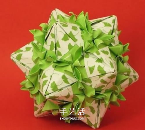 春意盎然的花球！手工折紙立體紙花球的教程 -  itrip.net.cn