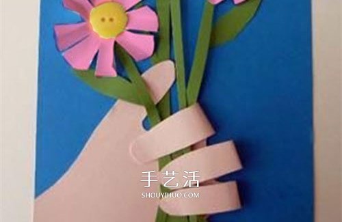 我把花兒送給您！漂亮教師節(jié)花朵賀卡的做法 -  itrip.net.cn