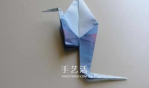 折紙千紙鶴的步驟小改造 簡單折出立體丹頂鶴 -  itrip.net.cn